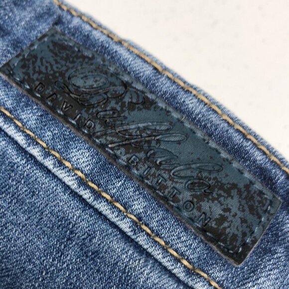 PREMIUM DAVID BITTON MISHA MID-RISE STRAIGHT LEG JEANS 30x30 - Picture 6 of 14